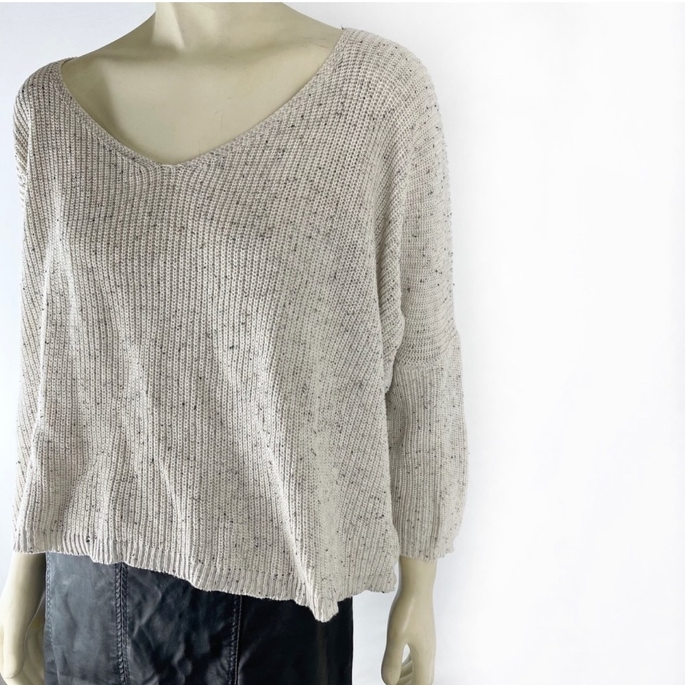 Bohemian knitted pullover sweater size M - Picture 3 of 7